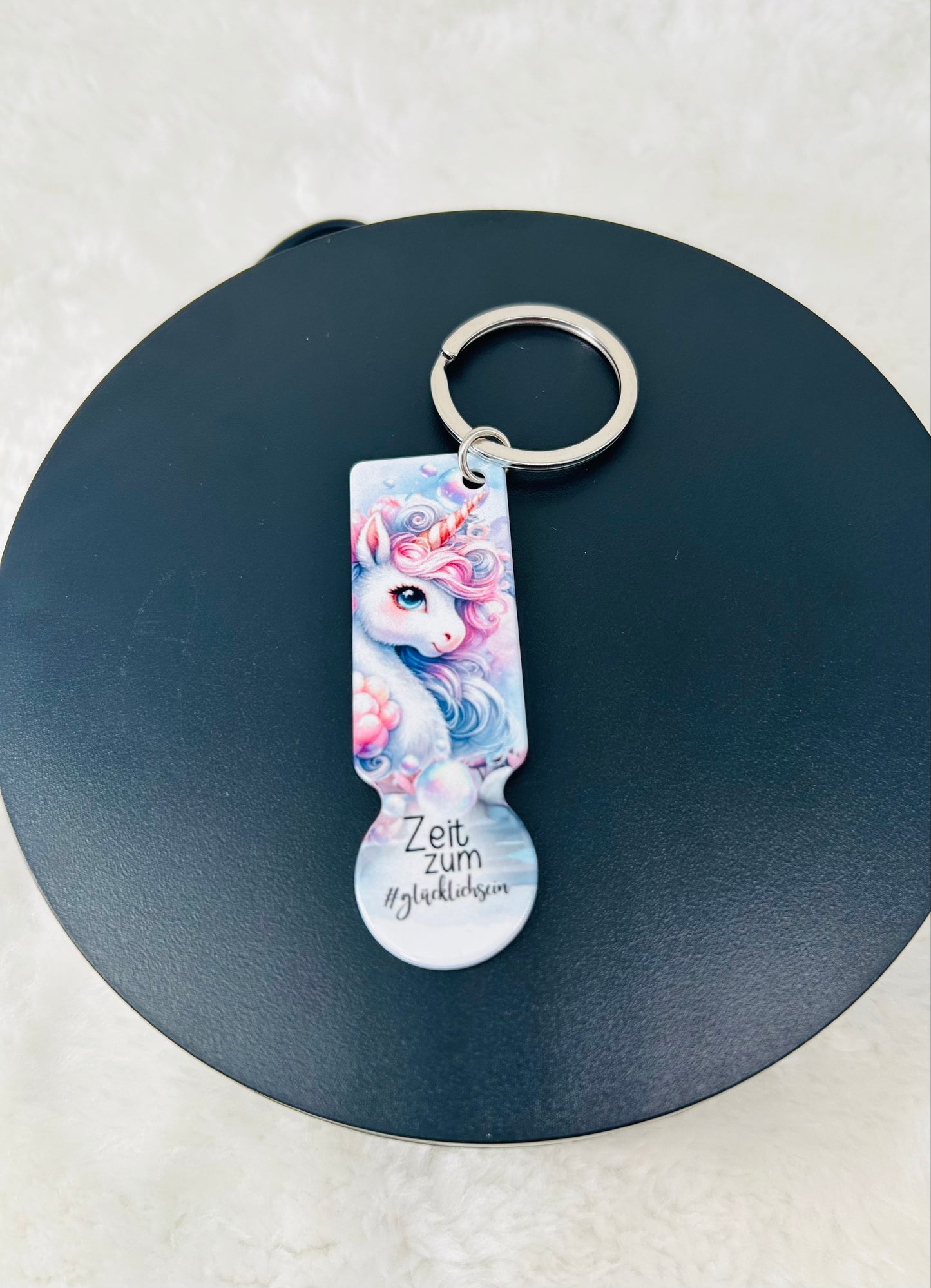 Einkaufswagenlöser Pastell Einhorn