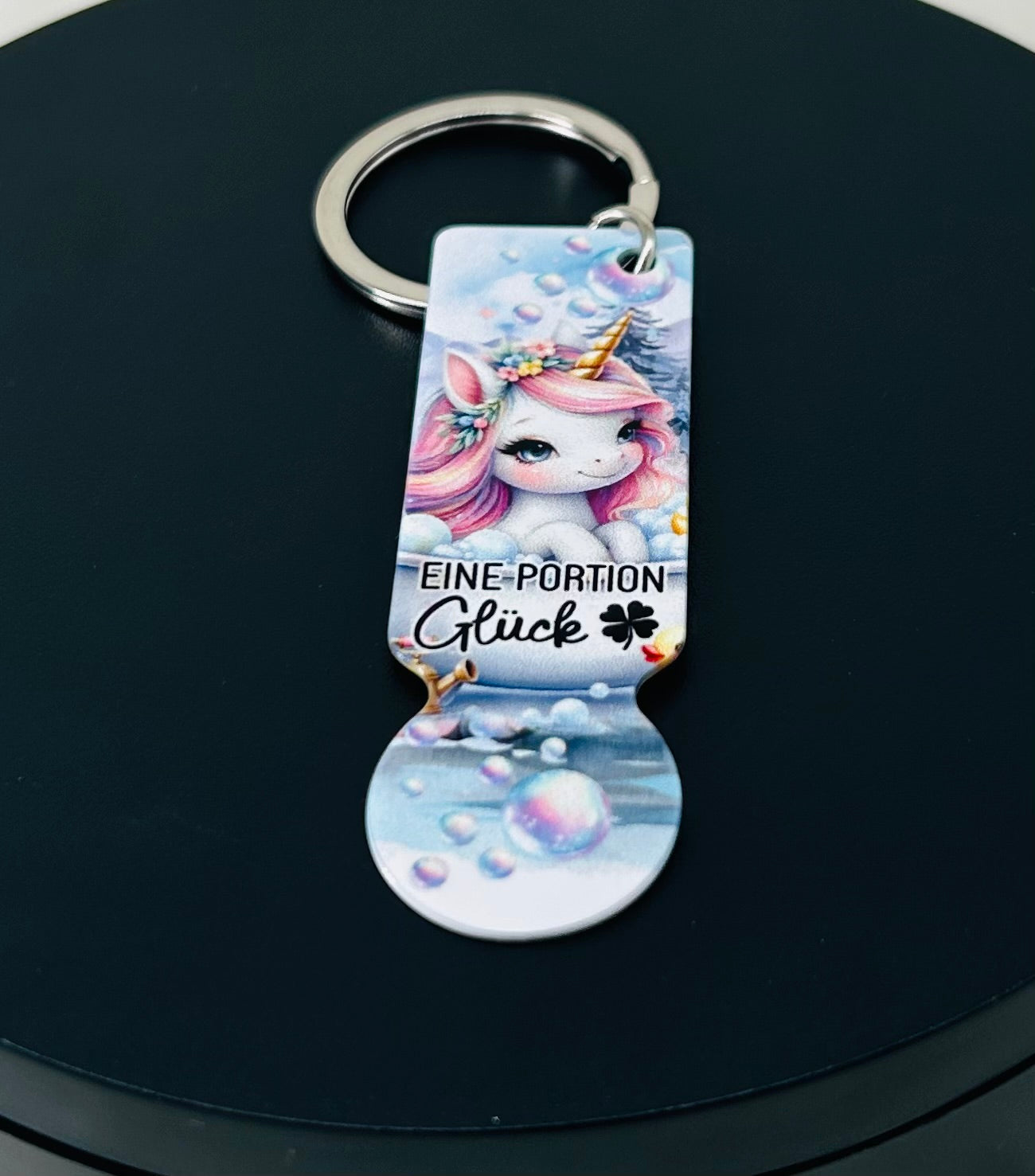Einkaufswagenlöser Pastell Einhorn