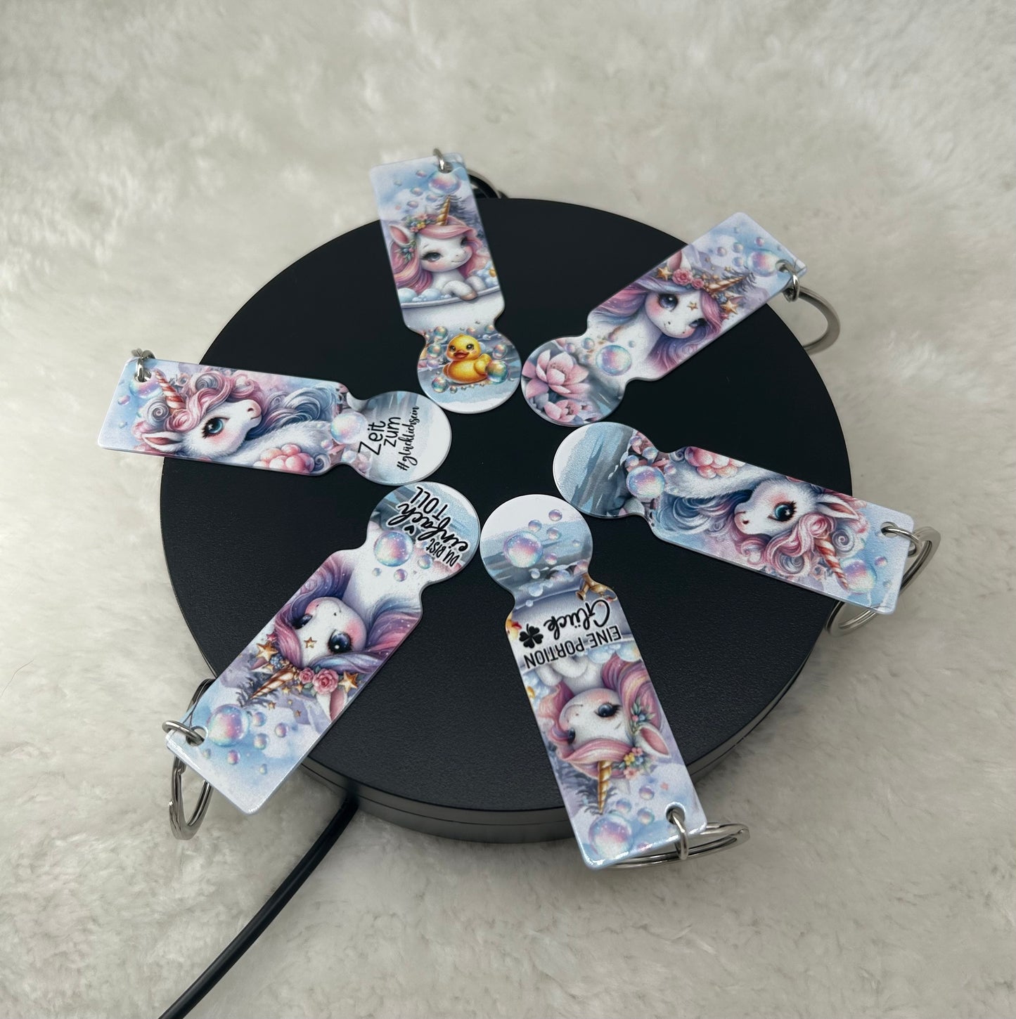 Einkaufswagenlöser Pastell Einhorn
